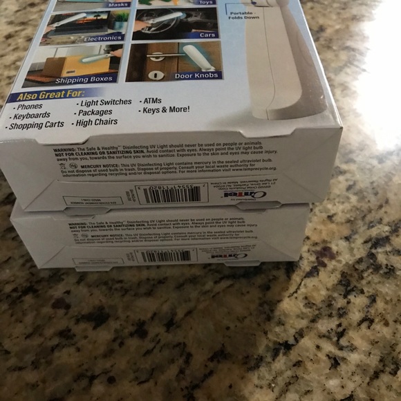 Disinfecting UV Light Set Of 2 New - Picture 4 of 7